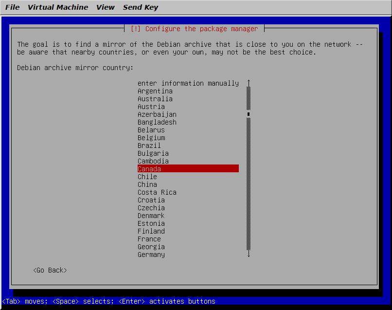 Package Manager Location