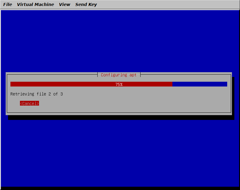 Configure Package Manager Progress