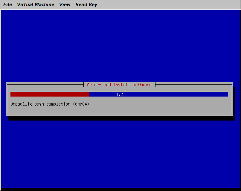 Software Install Progress