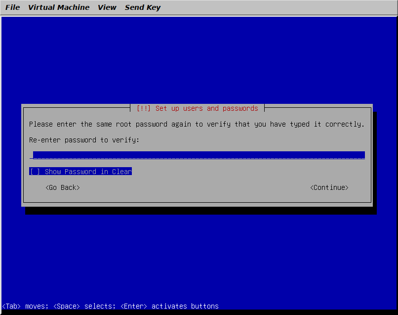 Verify root password