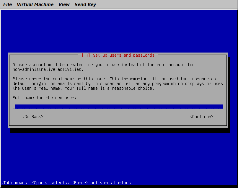 Create a normal user